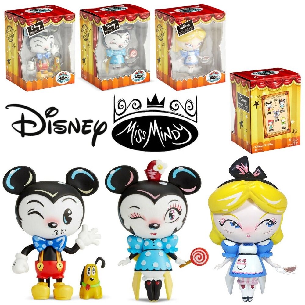 OBO. NIP. Disney Showcase Collection by Miss Mindy. Mickey, Minnie & Alice